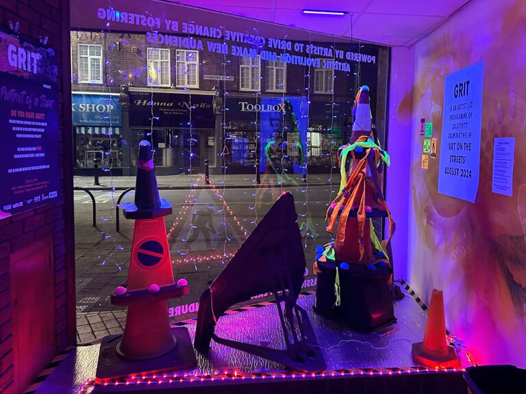 Grit Art Central window display